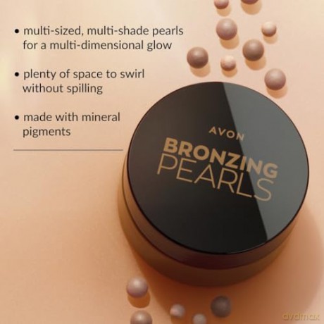 Avon Glow Bronzing Glow Bronzing-Puderperlen Mit Mineral-Pigmenten - Strahlender Teint, Natürlicher Glow, Mineralische Pigmente - Cool