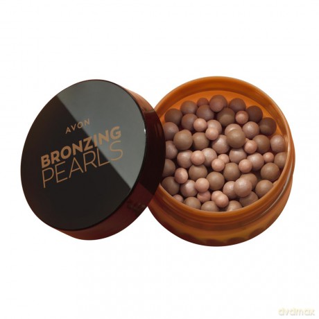 Avon Glow Bronzing Glow Bronzing-Puderperlen Mit Mineral-Pigmenten - Strahlender Teint, Natürlicher Glow, Mineralische Pigmente - Medium Tan