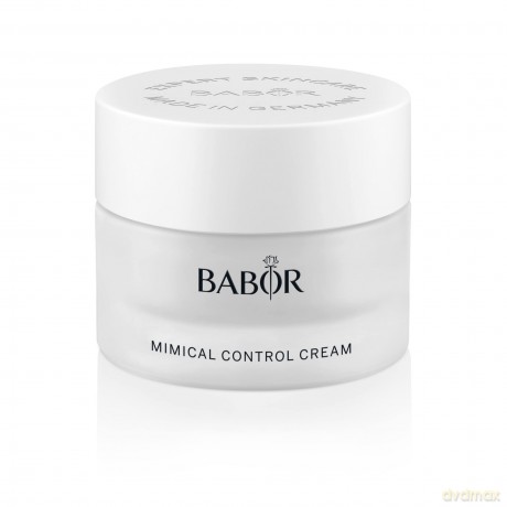 BABOR CLASSICS Mimical Control Cream, Leichte Gesichtscreme für trockene Haut, Gegen Mimikfalten und Mikroverspannungen, Vegane Formel, 50 ml