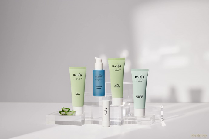 BABOR ESSENTIAL CARE Moisture Balancing Cream, Leichte mattierende Gesichtscreme für Mischhaut und fettige Haut, Mit Vitamin E, Vegane Formel, 50 ml