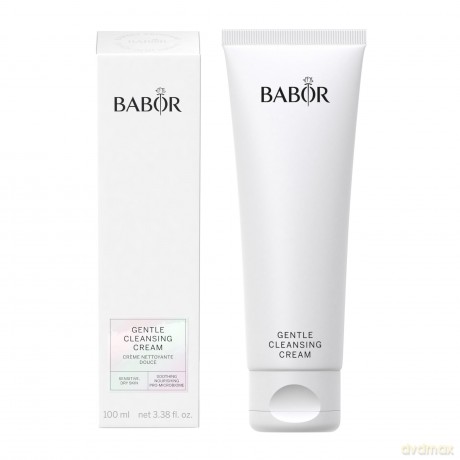 BABOR Gentle Cleansing Cream für trockene und empfindliche Haut, Besonders milde, hautfreundliche und cremige Reinigungslotion, Vegane Formel, Gentle Cleansing Milk, x 200 ml
