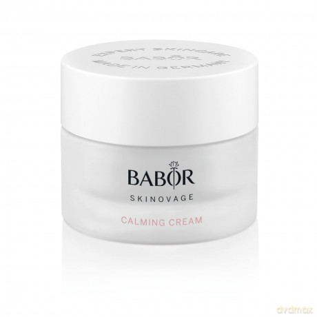BABOR SKINOVAGE Calming Cream, Gesichtscreme für empfindliche Haut, Feuchtigkeitspflege ohne Farb- oder Duftstoffe, Vegane Formel, 50 ml