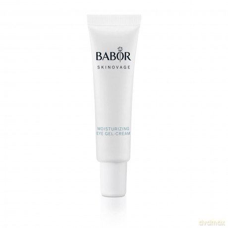 BABOR SKINOVAGE Moisturizing Eye Gel-Cream für trockene Haut, Feuchtigkeitsspendende Augencreme, Augenpflege mit Anti-Age-Effekt, Vegane Formel, 15 ml