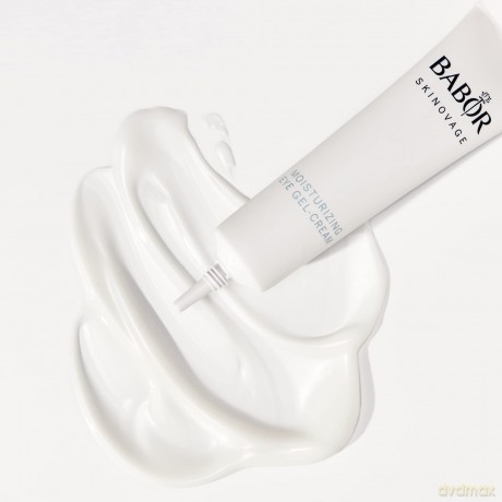 BABOR SKINOVAGE Moisturizing Eye Gel-Cream für trockene Haut, Feuchtigkeitsspendende Augencreme, Augenpflege mit Anti-Age-Effekt, Vegane Formel, 15 ml