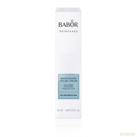 BABOR SKINOVAGE Moisturizing Eye Gel-Cream für trockene Haut, Feuchtigkeitsspendende Augencreme, Augenpflege mit Anti-Age-Effekt, Vegane Formel, 15 ml