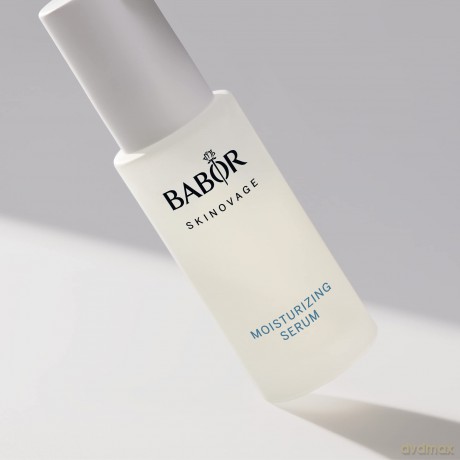 BABOR SKINOVAGE Moisturizing Serum für trockene Haut, Anti-Aging Feuchtigkeitsserum für das Gesicht, Ohne Alkohol, Vegane Formel, 30 ml
