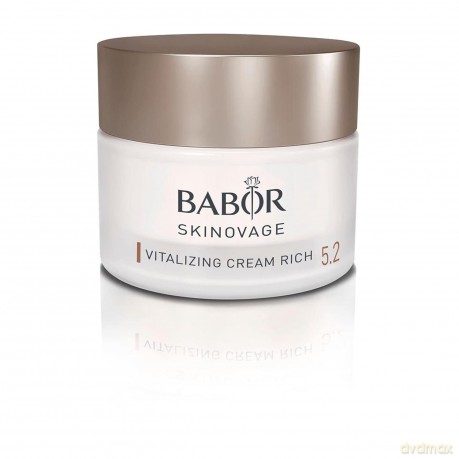 BABOR SKINOVAGE Vitalizing Cream Rich, Reichhaltige Gesichtscreme für müde und gestresste Haut, Revitalisierende Feuchtigkeitspflege, 1 x 50 ml
