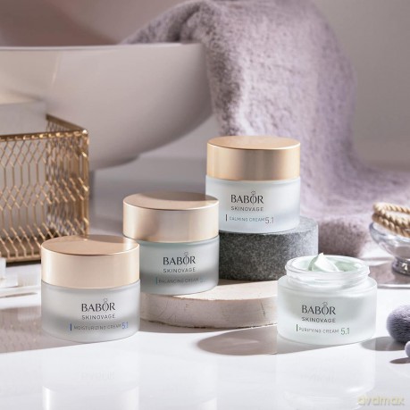 BABOR SKINOVAGE Vitalizing Cream Rich, Reichhaltige Gesichtscreme für müde und gestresste Haut, Revitalisierende Feuchtigkeitspflege, 1 x 50 ml