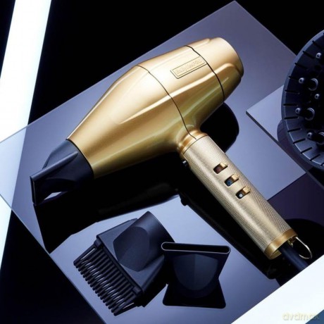 BABYLISS PRO GOLDFX FXBDG1E Professioneller digitaler Haartrockner mit 2200 W Leistung