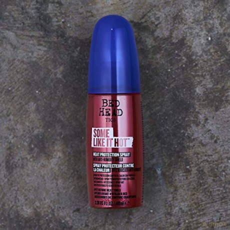 Bed Head by TIGI | Some Like It Hot Hitzeschutzspray | Anti-Frizz Haarpflege-Produkt zum Glätten, Locken und Trocknen | Für alle Haartypen | 100 ml