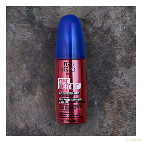 Bed Head by TIGI | Some Like It Hot Hitzeschutzspray | Anti-Frizz Haarpflege-Produkt zum Glätten, Locken und Trocknen | Für alle Haartypen | 100 ml