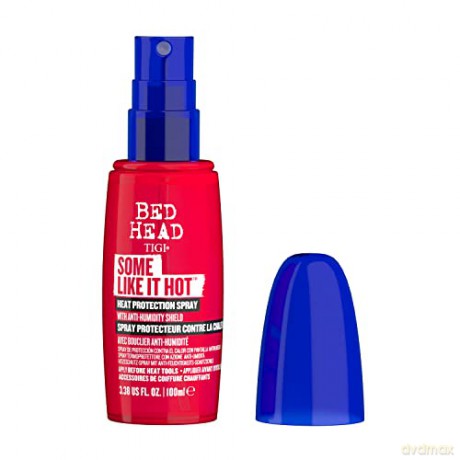 Bed Head by TIGI | Some Like It Hot Hitzeschutzspray | Anti-Frizz Haarpflege-Produkt zum Glätten, Locken und Trocknen | Für alle Haartypen | 100 ml