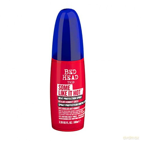 Bed Head by TIGI | Some Like It Hot Hitzeschutzspray | Anti-Frizz Haarpflege-Produkt zum Glätten, Locken und Trocknen | Für alle Haartypen | 100 ml