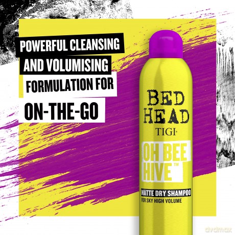 BED HEAD by TIGI Oh Bee Hive Trockenshampoo für Volumen und ein mattes Finish, 238 ml Bernstein