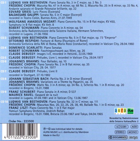 Michelangeli Arturo Benedetti: Michelangeli Arturo Benedetti [BOX] [10CD]