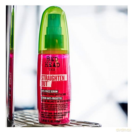 Bed Head by TIGI Straighten Out Anti-Frizz-Serum für glattes und glänzendes Haar, 100 ml