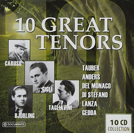 Various Artists: 10 Great Tenors [BOX] [10CD]