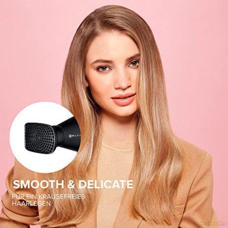 Bellissima Creativity 4 You Professioneller Haartrockner, 4 Zubehörteile, Diffusor, intelligente Temperaturregelung, Ionentechnologie, Beauty-Tasche, 2 Geschwindigkeiten, 3 Temperaturen, 1800 W