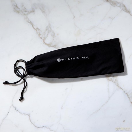 Bellissima Mini-Haarglätter für Tasche und Reisen, Glätteisen für glattes Haar jederzeit, überall, kompakt, leicht, Keramikbeschichtung, Temperatur 200 °C, automatische Mehrfachspannung, Beauty Bag