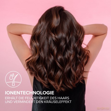 Bellissima My Pro Revolution BHS4 1100, Warmluftbürste, trocknet und modelliert, automatische Drehung in zwei Richtungen, 2 Bürsten mit 40 und 50 mm, Ionisator, 1000 W, Keramikbeschichtung