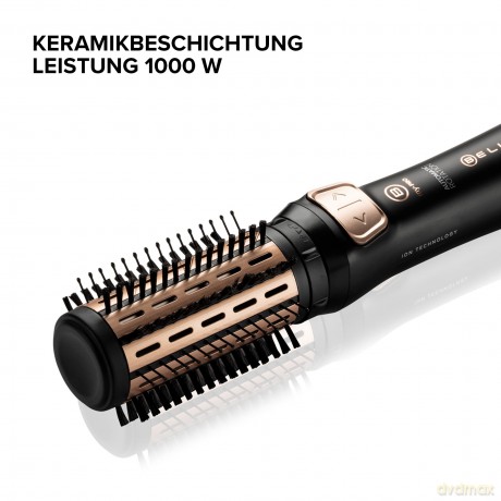 Bellissima My Pro Revolution BHS4 1100, Warmluftbürste, trocknet und modelliert, automatische Drehung in zwei Richtungen, 2 Bürsten mit 40 und 50 mm, Ionisator, 1000 W, Keramikbeschichtung