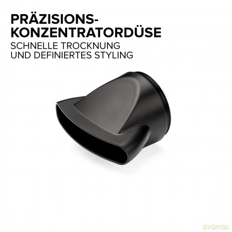 Bellissima Reisehaartrockner, tragbar und kompakt, 1400 Watt, klappbarer Griff, Präzisionskonzentrator, 2 Luft/Temperatur-Kombinationen, Reiseetui, Geschenkidee