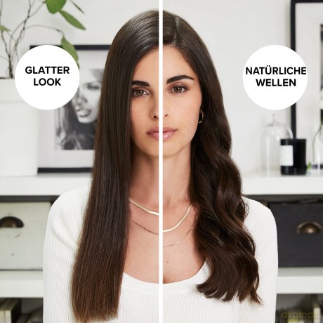 Bellissima Steam Elixir, Dampf- Haarglätter, glattes Haar in einem gang ohne Schäden, Glätteisen, Beschichtung aus Keramik und Arganöl, schnelle Erwärmung, 4 Temperaturen, hitzebeständige Schutzmatte
