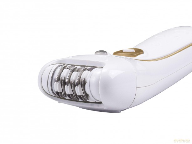 BEPER 3BEPI001-2in1 Epilierer, Kabel- oder Akkubetrieb, Plug&Play, zwei Köpfe, zwei Geschwindigkeiten, Rasierer und Silk-épil, schnelle Enthaarung, Licht, Etui und Bürste im Lieferumfang