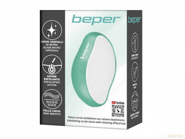BEPER C301ABE200 Peelingstein aus Mikroglaskristallen für alle Hauttypen Geeignet
