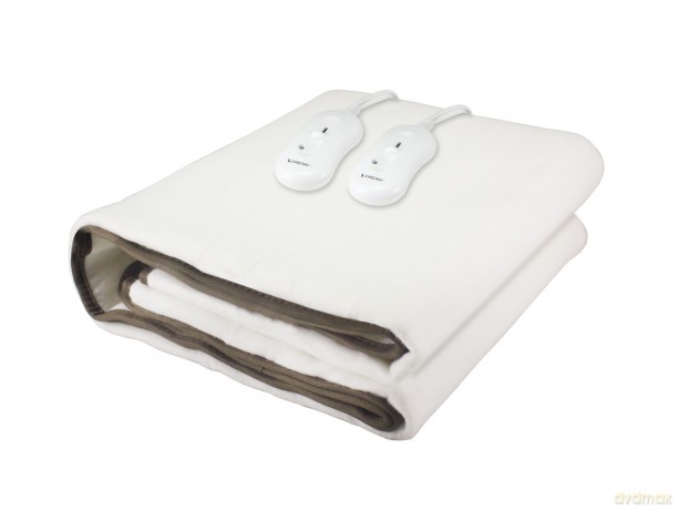 BEPER P203TFO110 Doppelter Bettwärmer 160x140 cm, Soft Touch, waschbar,120W, wählbare Temperaturen, Überhitzungsschutz