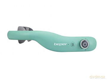 BEPER P302MAS100 Zervikales Massagegerät, Nackenmassagegerät, 6 Modi, einstellbare Intensität, Heizfunktion, wiederaufladbar, mit USB-Anschluss