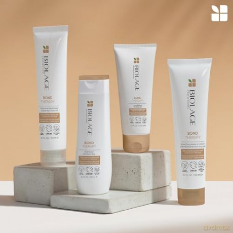 Biolage Conditioner für geschädigtes oder überstrapaziertes Haar, Mit Kokosnussöl und Zitronensäure, Stärkt Haarbrücken, Reduziert Haarbruch und beugt Spliss vor, Vegan, Bond Therapy, 1 x 200 ml