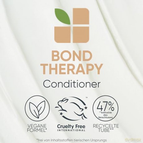 Biolage Conditioner für geschädigtes oder überstrapaziertes Haar, Mit Kokosnussöl und Zitronensäure, Stärkt Haarbrücken, Reduziert Haarbruch und beugt Spliss vor, Vegan, Bond Therapy, 1 x 200 ml