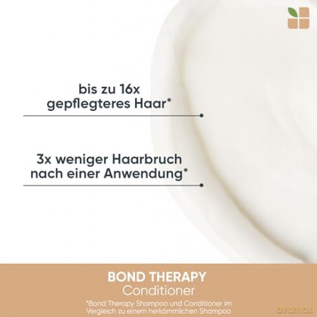 Biolage Conditioner für geschädigtes oder überstrapaziertes Haar, Mit Kokosnussöl und Zitronensäure, Stärkt Haarbrücken, Reduziert Haarbruch und beugt Spliss vor, Vegan, Bond Therapy, 1 x 200 ml