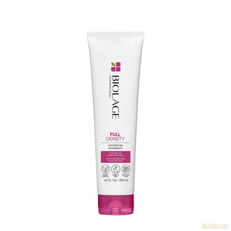 Biolage Pflegender Conditioner für dünnes Haar, Für mehr Fülle und Glanz, Mit Biotin, Zink und Gluco-Omega, Full Density Haarspülung, 1 x 200 ml