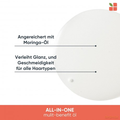 Biolage Pflegendes Multi-Benefit Haar-Öl für alle Haartypen, Mehr Glanz, Kontrolle und Feuchtigkeit, Unsichtbare und schnelleinziehende Formel mit Moringa-Öl, All-In-One, 1 x 125 ml