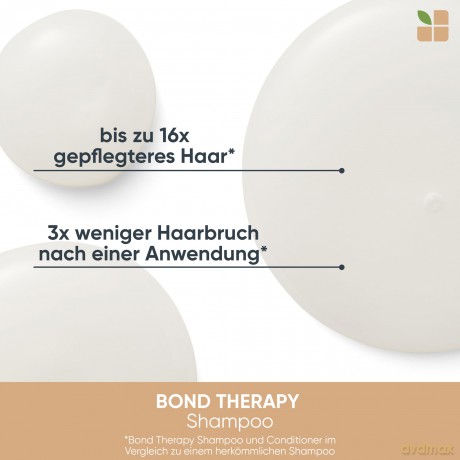Biolage Shampoo für geschädigtes und überstrapaziertes Haar, Mit Kokosnussöl und Zitronensäure, Stärkt Haarbrücken, Reduziert Haarbruch und beugt Spliss vor, Vegan, Bond Therapy, 1 x 250 ml