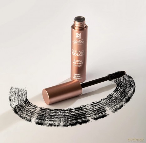 Bionike Defence Color Extra Volume Mascara, Instant-Volumeneffekt, spendet dreifache Wimpern in zwei Anwendungen und einem intensiven Blick, Schwarz, 11 ml