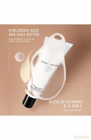 Bobbi Brown Feuchtigkeitsspendende Hautfarbe, angereichert mit Vitaminen SPF 15 mit Hyaluronsäure Fiera 1