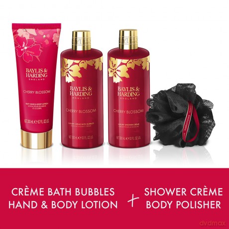 Body care gift set Cherry blossom 4 pcs