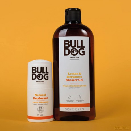 BULLDOG - Bodycare for Men | Lemon and Bergamotte Roll On Natural Deodorant | 24h Geruchsschutz | 75ml