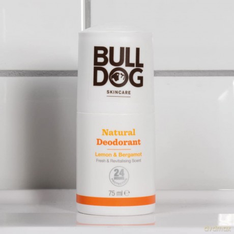 BULLDOG - Bodycare for Men | Lemon and Bergamotte Roll On Natural Deodorant | 24h Geruchsschutz | 75ml
