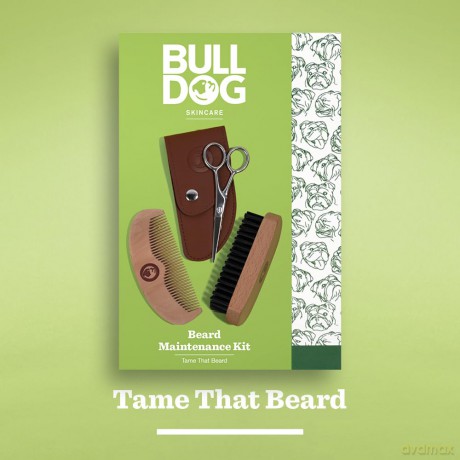 BULLDOG Hautpflege - Bartpflegeset Geschenkset für Männer | Bartpflege