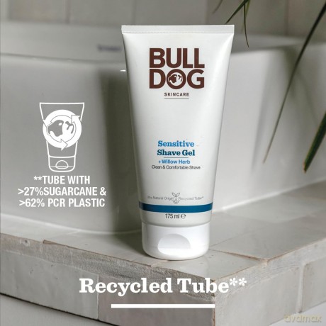 Bulldog Sensitive Shave Gel, 5,9 fl.Oz (175 ml) - Hautpflege für Männer