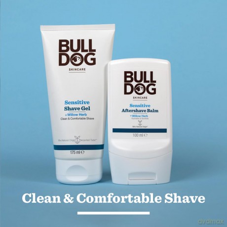 Bulldog Sensitive Shave Gel, 5,9 fl.Oz (175 ml) - Hautpflege für Männer