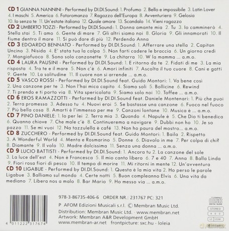 Various Artists: Canzone Italiana - A Tribute To... (Cover) [BOX] [10CD]