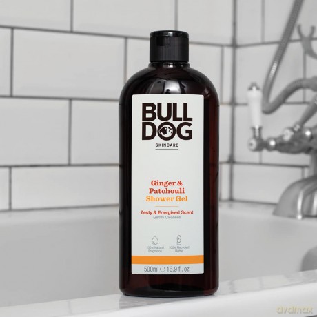 BULLDOG Skincare Duschgel für Herren, Ingwer & Patschuli, 500 ml