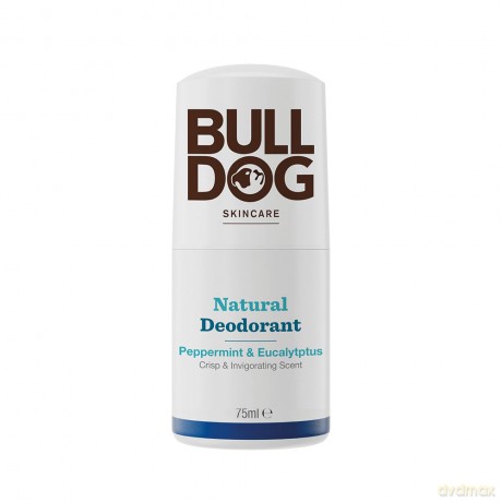 Bulldog Skincare Peppermint and Eucalyptus Roll On Natural Deodorant 75ml