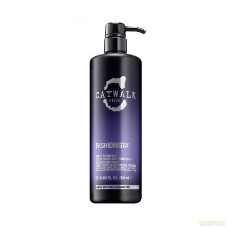 Catwalk by Tigi Fashionista Violet violettes Shampoo für blondes Haar, 750 ml