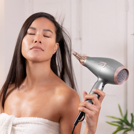 Cecotec IoniCare 6000 RockStar Essence Bamba-Haartrockner, 2200 W, digitaler Motor, Ionen, 5 Temperatureinstellungen, inklusive Diffusor und Konzentratdüse, 1,8 m Kabel (6000 RockStar Essence)
